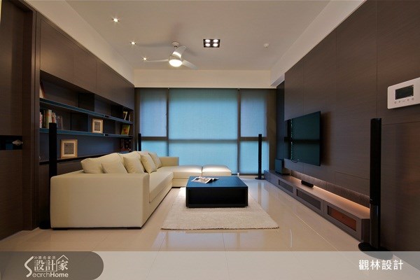 44坪新成屋(5年以下)＿人文禪風客廳案例圖片＿觀林設計＿觀林_21之2