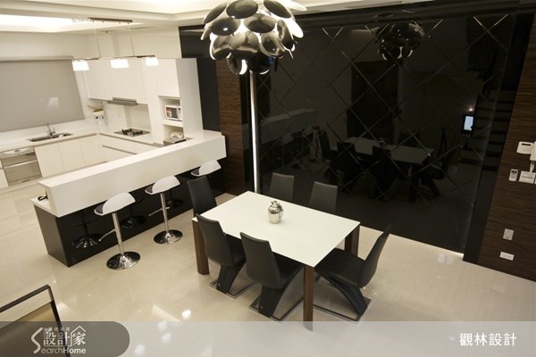 114坪新成屋(5年以下)＿現代風餐廳廚房吧檯案例圖片＿觀林設計＿觀林_23之35