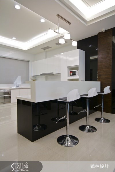 114坪新成屋(5年以下)＿現代風廚房吧檯案例圖片＿觀林設計＿觀林_23之37