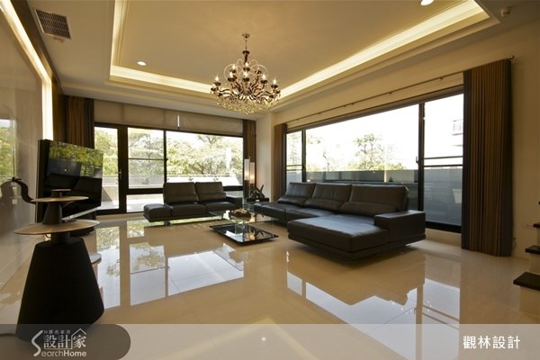 114坪新成屋(5年以下)＿現代風客廳案例圖片＿觀林設計＿觀林_23之25