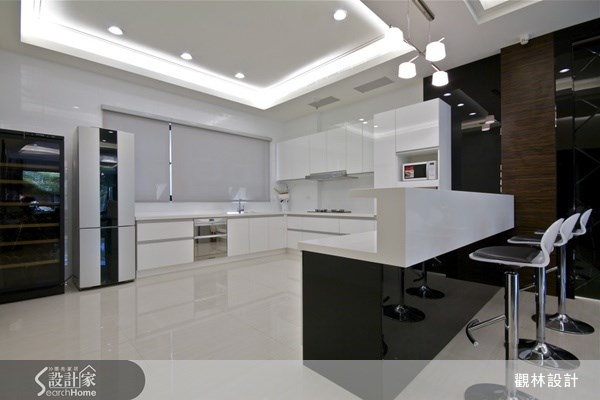 114坪新成屋(5年以下)＿現代風廚房吧檯案例圖片＿觀林設計＿觀林_23之36