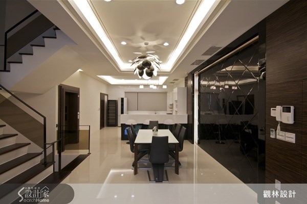 114坪新成屋(5年以下)＿現代風餐廳樓梯案例圖片＿觀林設計＿觀林_23之29