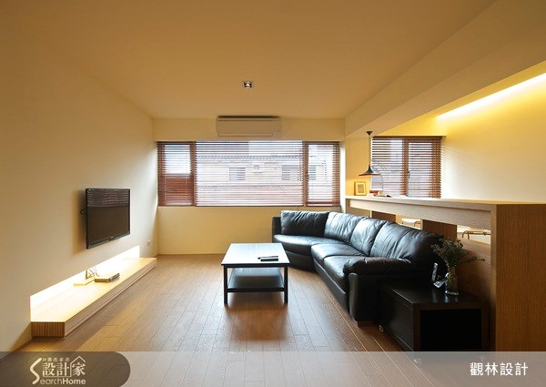 27坪中古屋(5~15年)＿休閒風客廳案例圖片＿觀林設計＿觀林_24之2