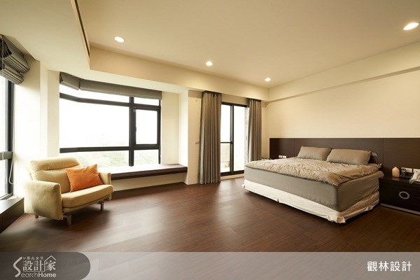 91坪新成屋(5年以下)＿人文禪風臥室案例圖片＿觀林設計＿觀林_28之8