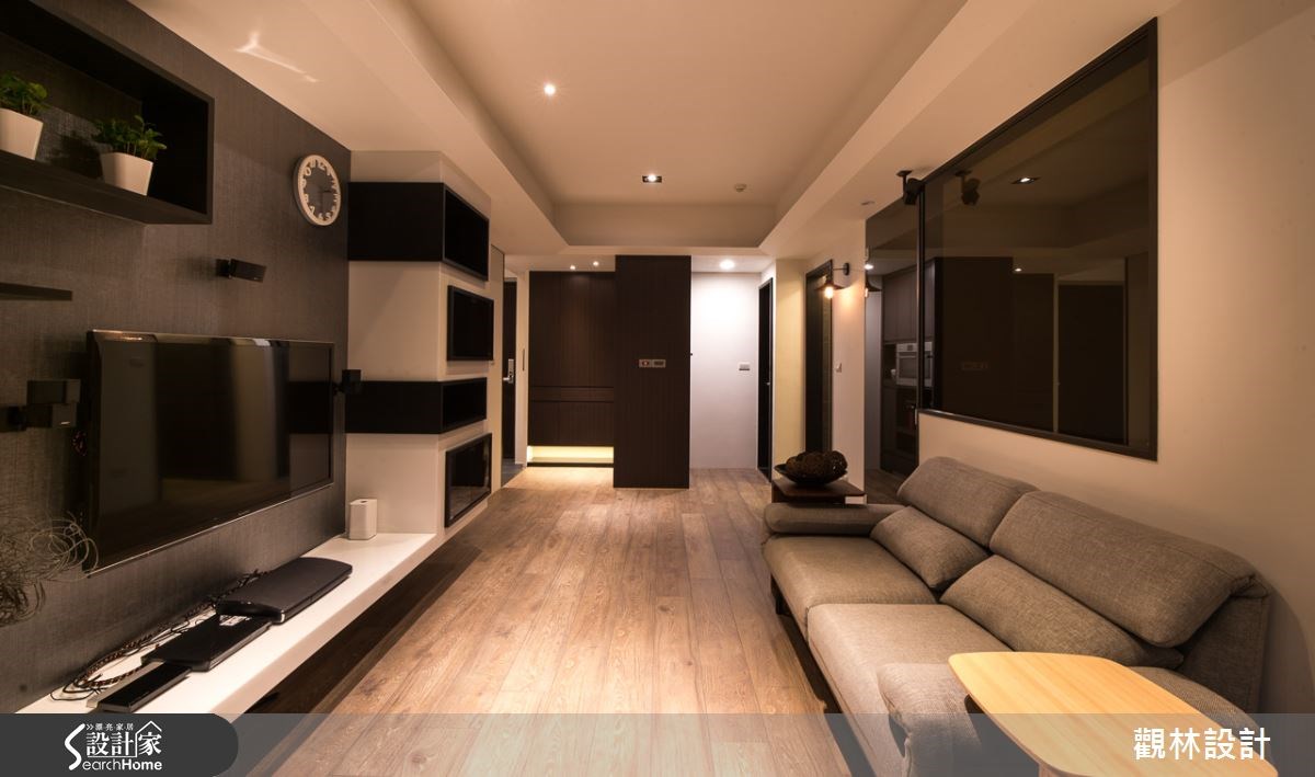 20坪新成屋(5年以下)＿混搭風客廳案例圖片＿觀林設計＿觀林_30之25