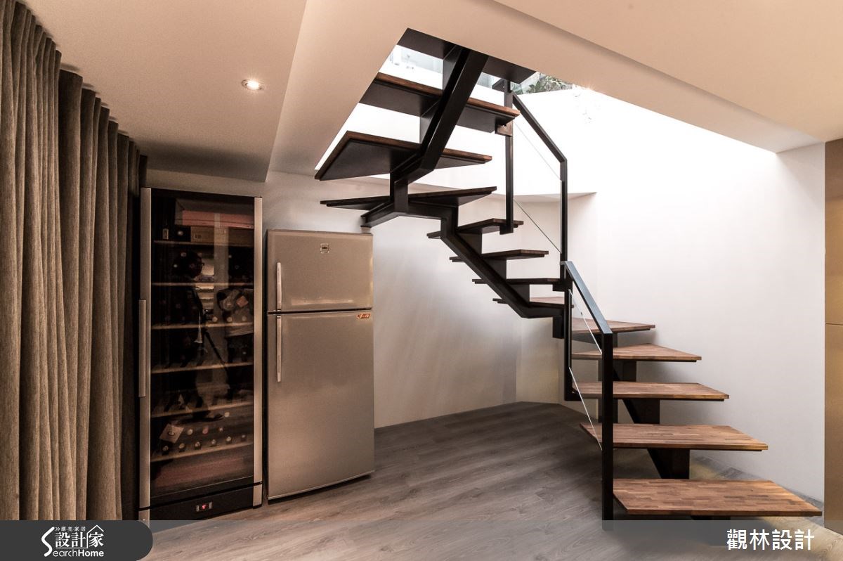 100坪老屋(16~30年)＿混搭風樓梯案例圖片＿觀林設計＿觀林_31之40