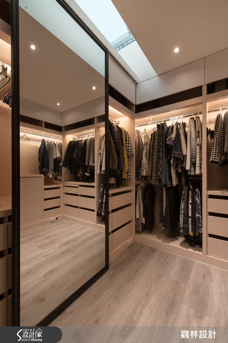 100坪老屋(16~30年)＿混搭風更衣間案例圖片＿觀林設計＿觀林_31之62