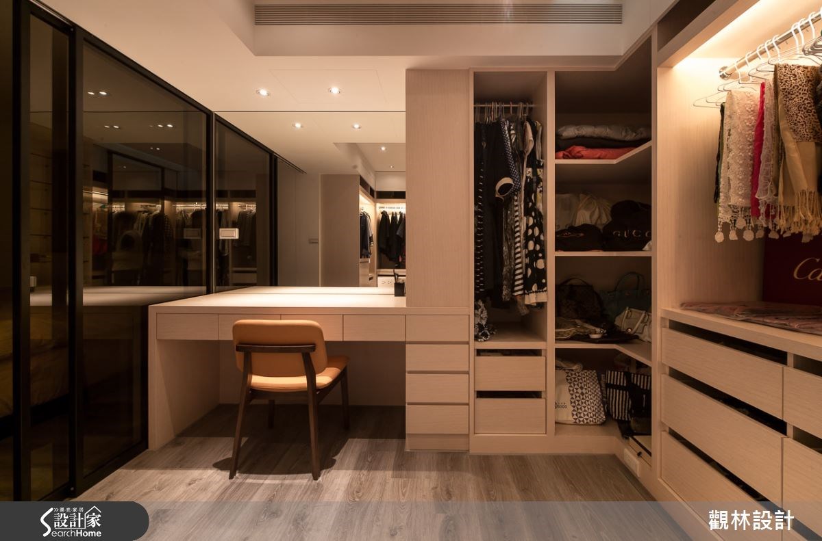 100坪老屋(16~30年)＿混搭風更衣間案例圖片＿觀林設計＿觀林_31之64