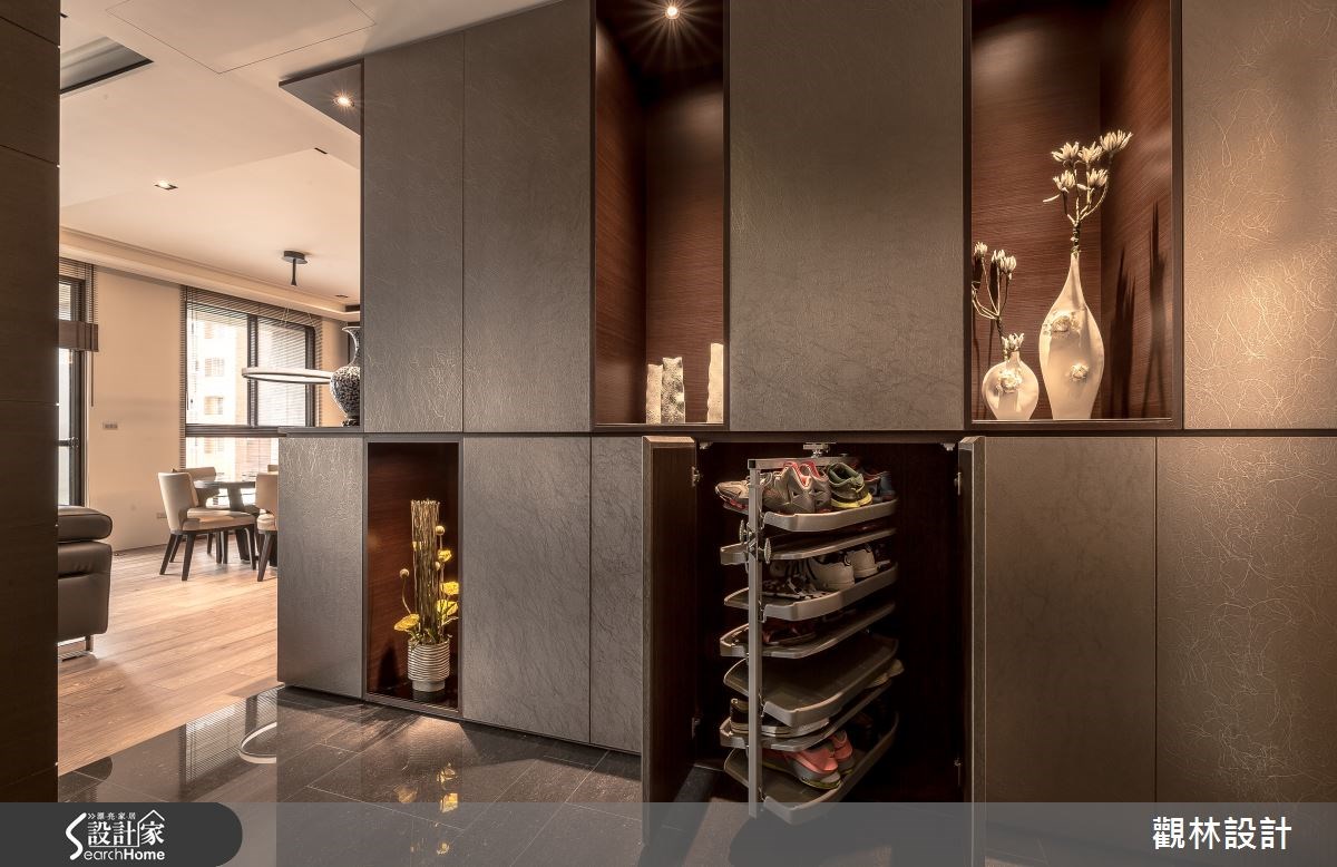 60坪新成屋(5年以下)＿休閒風玄關案例圖片＿觀林設計＿觀林_32之4