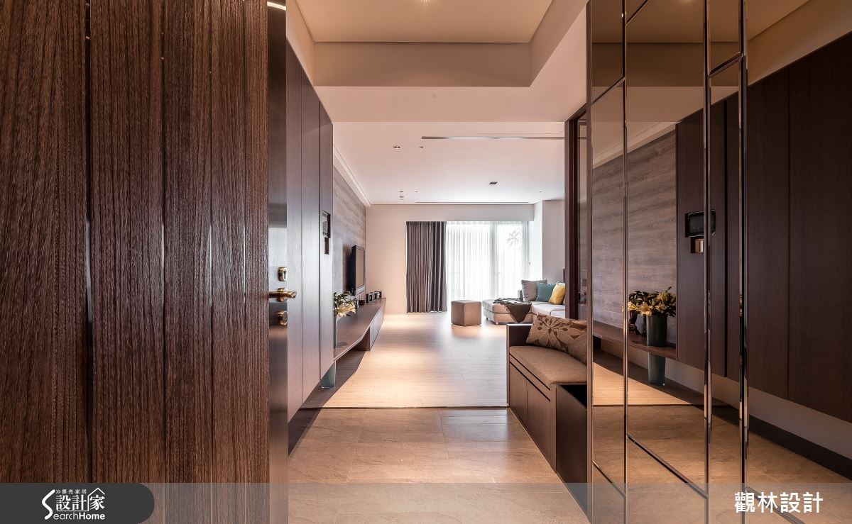 60坪新成屋(5年以下)＿簡約風走廊案例圖片＿觀林設計＿觀林_33之1