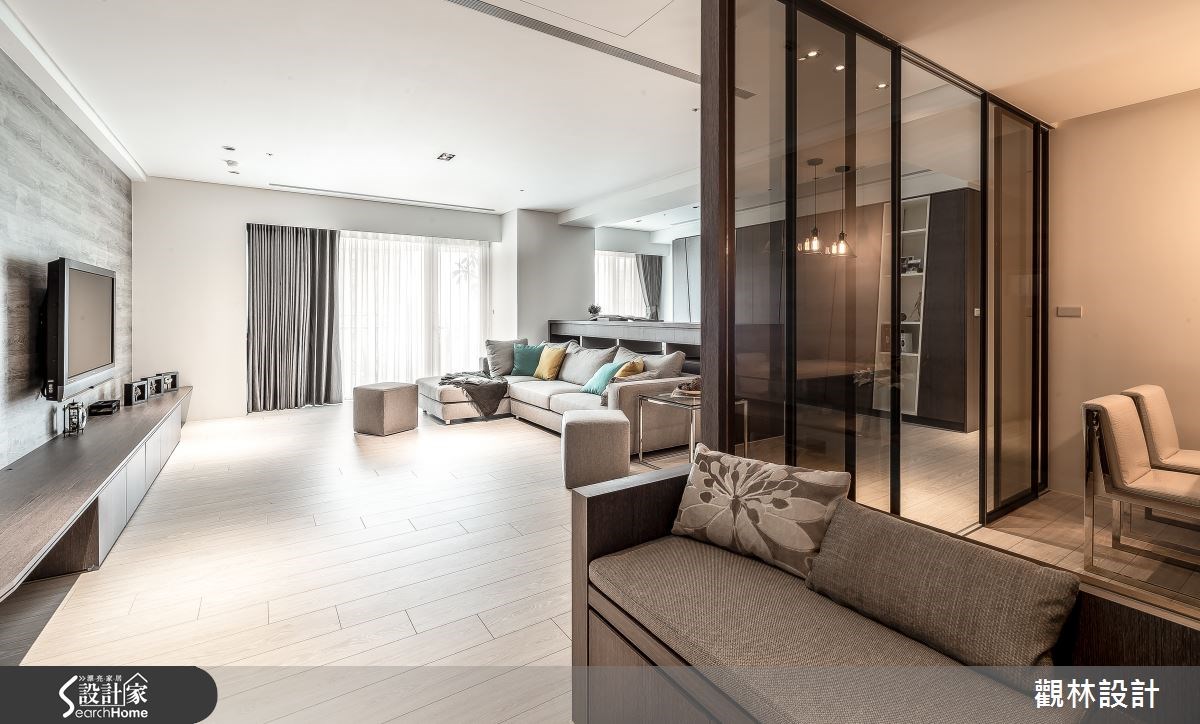 60坪新成屋(5年以下)＿簡約風客廳案例圖片＿觀林設計＿觀林_33之3