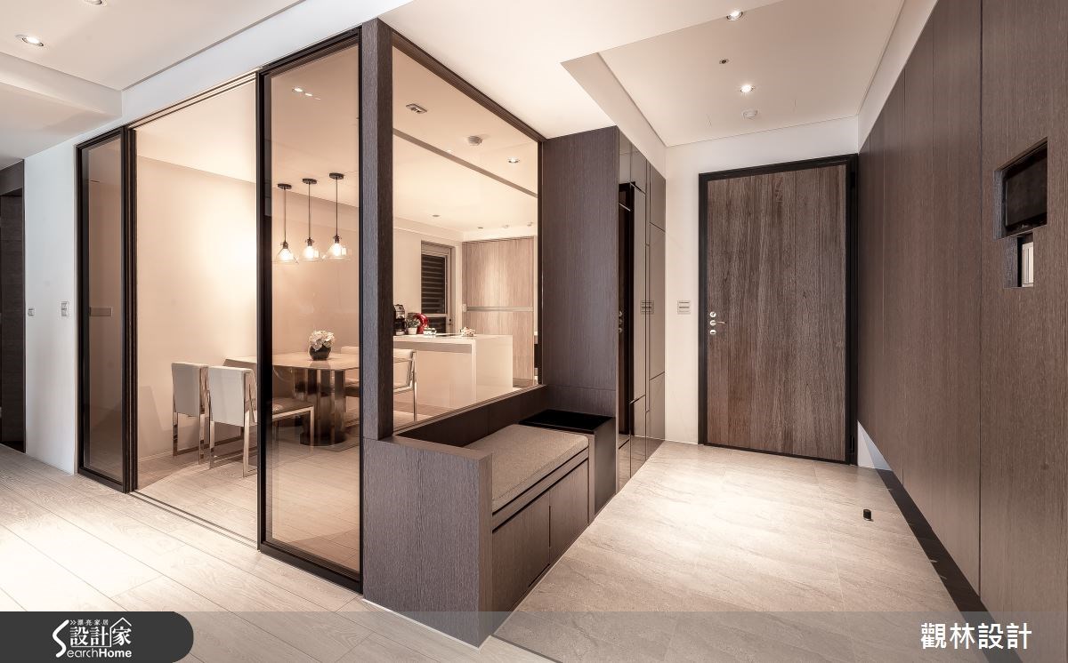60坪新成屋(5年以下)＿簡約風玄關案例圖片＿觀林設計＿觀林_33之5