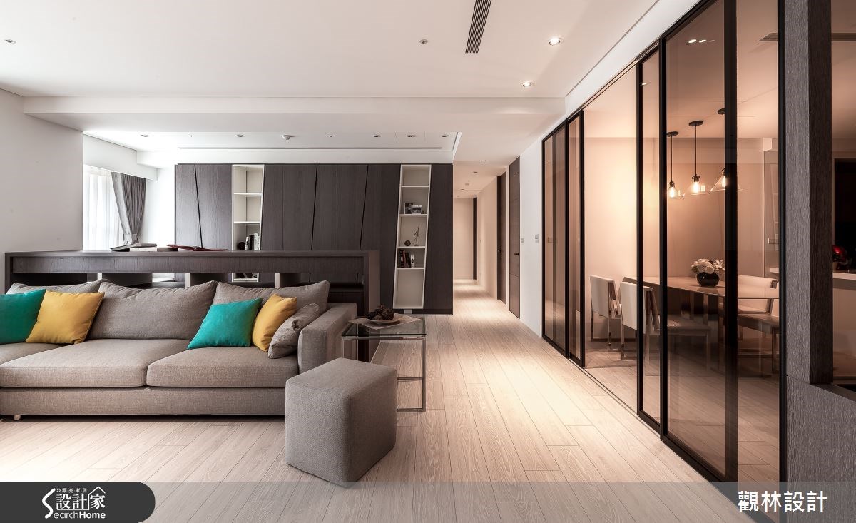 60坪新成屋(5年以下)＿簡約風客廳案例圖片＿觀林設計＿觀林_33之13