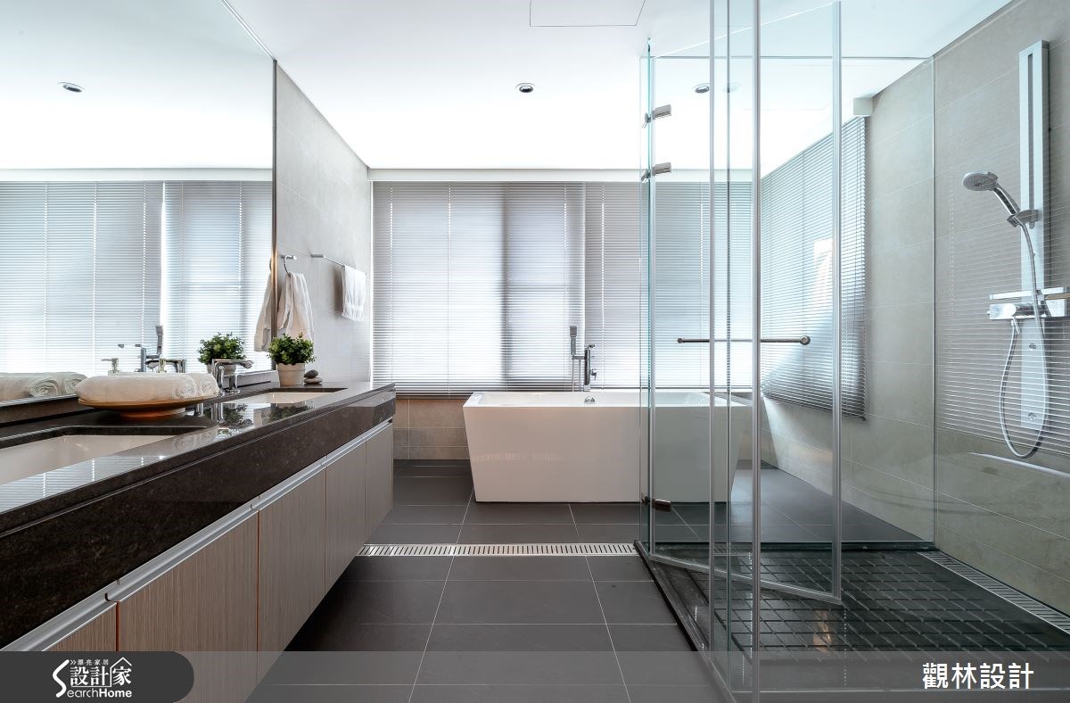 60坪新成屋(5年以下)＿簡約風浴室案例圖片＿觀林設計＿觀林_33之28