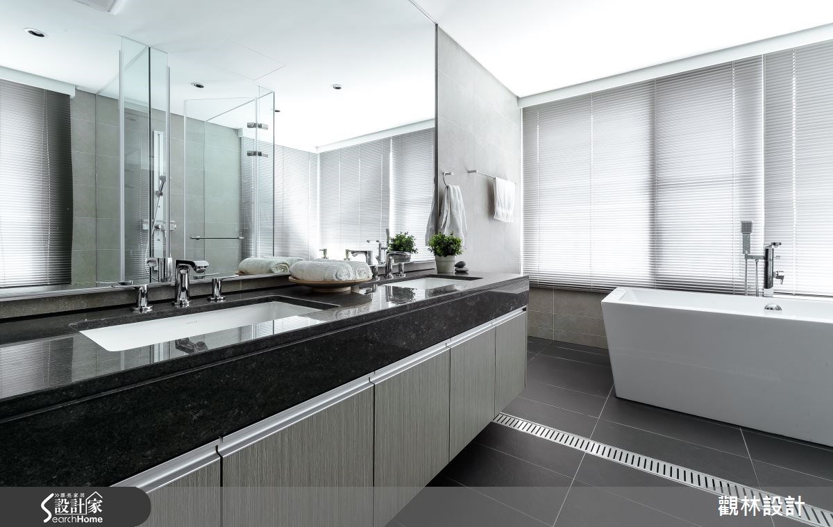 60坪新成屋(5年以下)＿簡約風浴室案例圖片＿觀林設計＿觀林_33之29