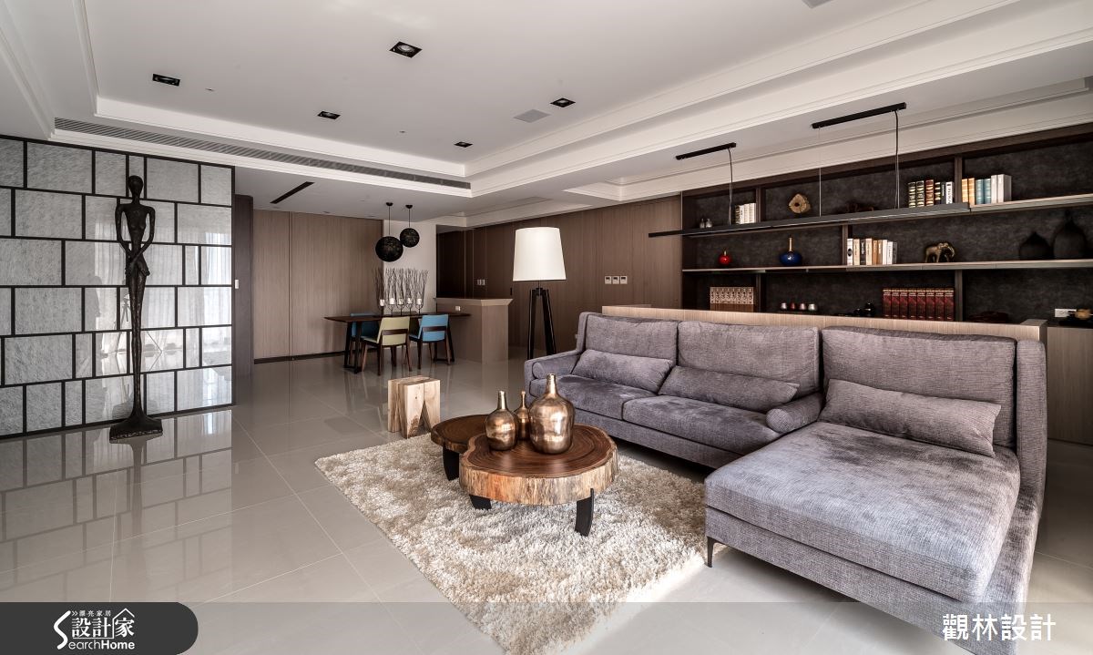 46坪新成屋(5年以下)＿混搭風客廳案例圖片＿觀林設計＿觀林_34之8