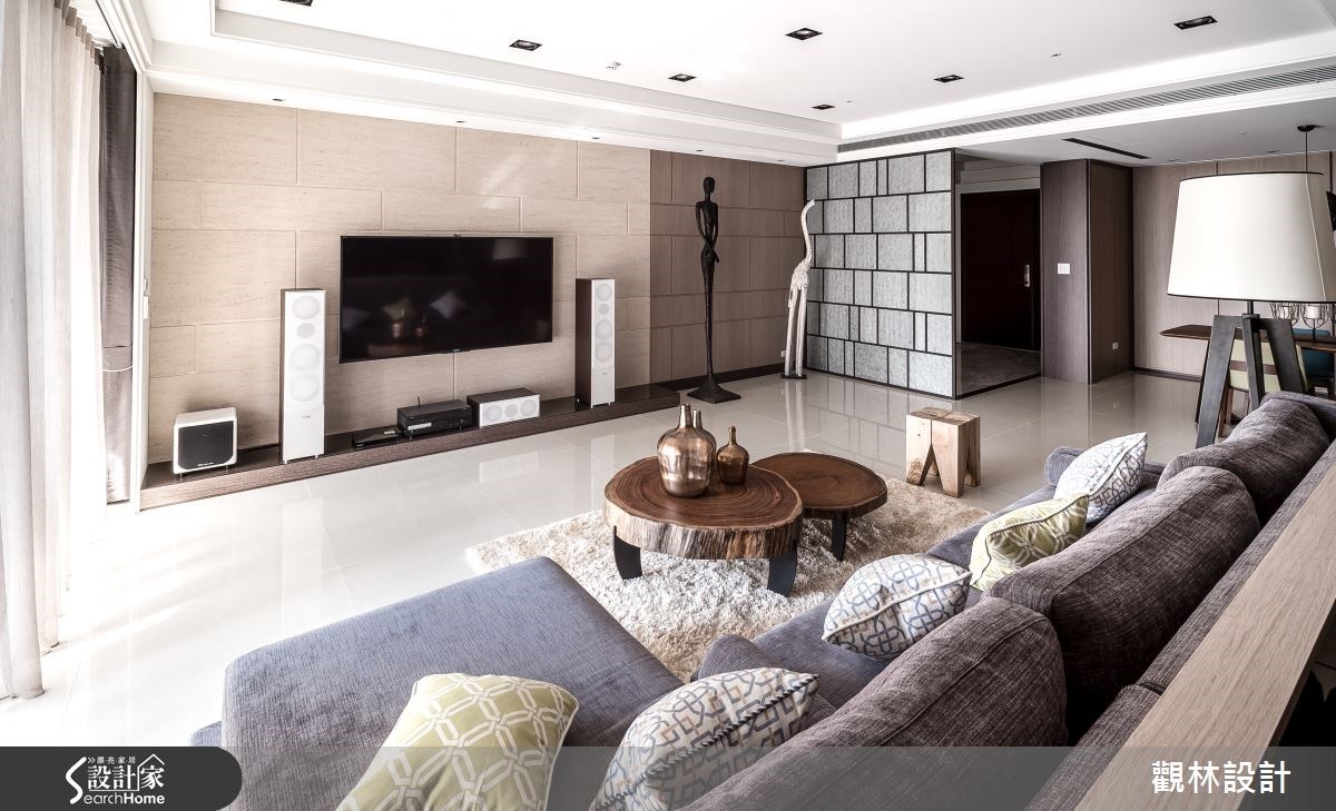 46坪新成屋(5年以下)＿混搭風客廳案例圖片＿觀林設計＿觀林_34之9