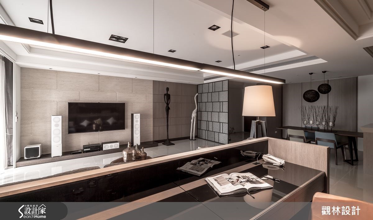 46坪新成屋(5年以下)＿混搭風客廳案例圖片＿觀林設計＿觀林_34之10