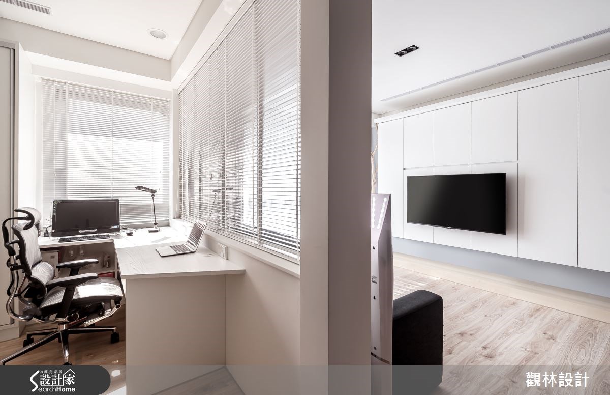 24坪新成屋(5年以下)＿休閒風書房案例圖片＿觀林設計＿觀林_36之6