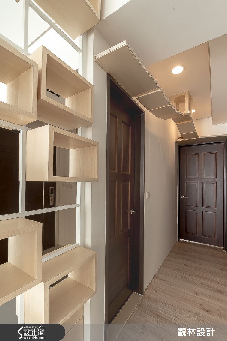 24坪新成屋(5年以下)＿休閒風玄關案例圖片＿觀林設計＿觀林_36之9