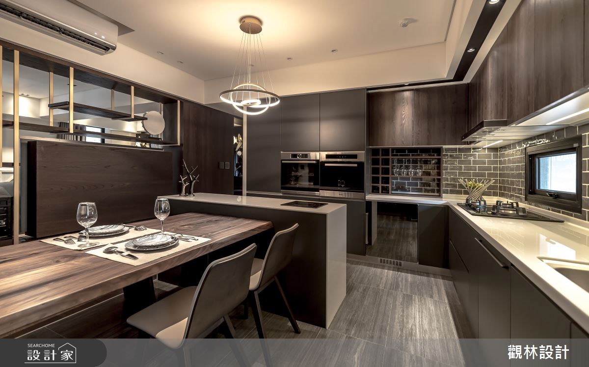 老屋(16~30年)＿奢華風餐廳廚房案例圖片＿觀林設計＿觀林_42之11