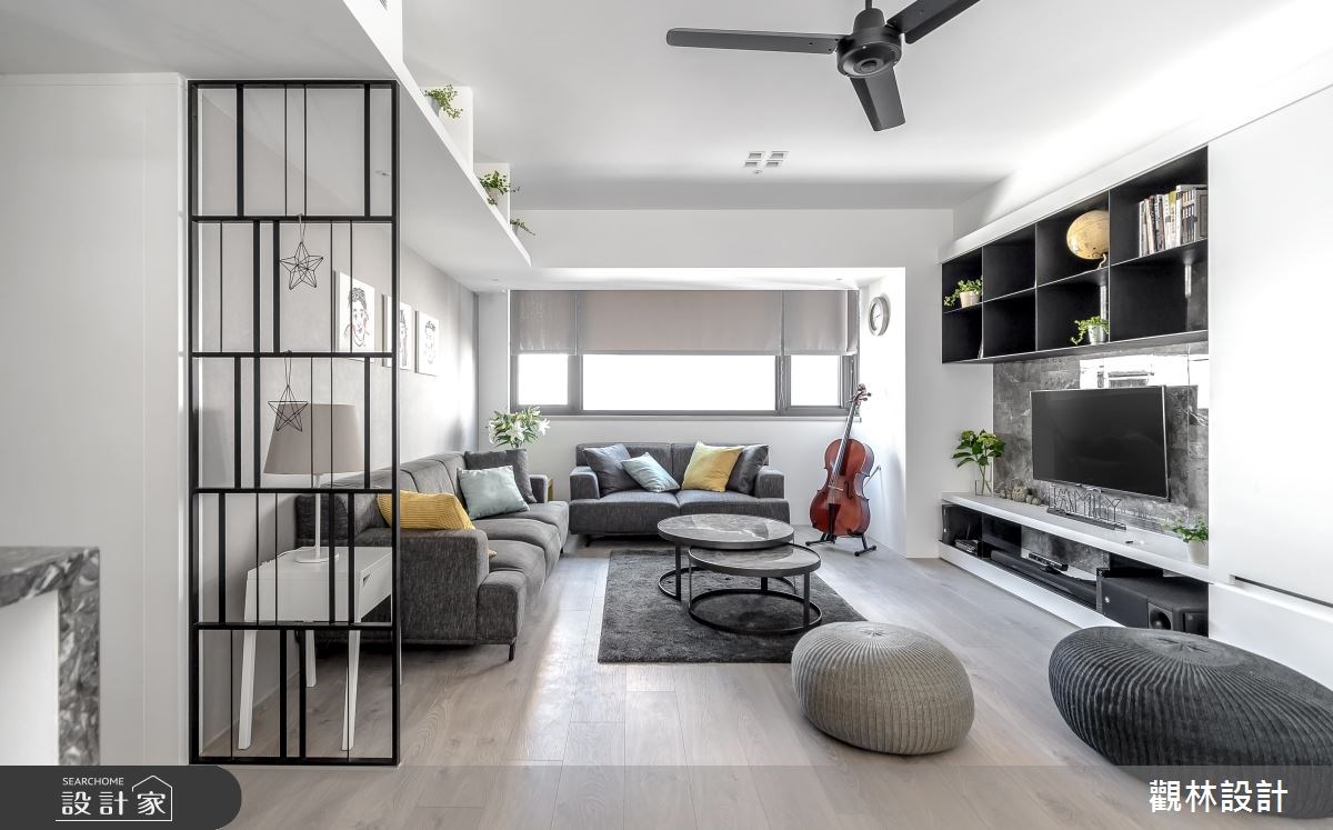 24坪老屋(16~30年)＿簡約風客廳案例圖片＿觀林設計＿觀林_44之2