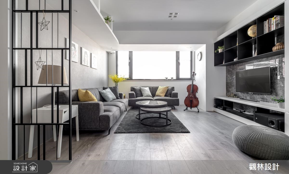 24坪老屋(16~30年)＿簡約風客廳案例圖片＿觀林設計＿觀林_44之3