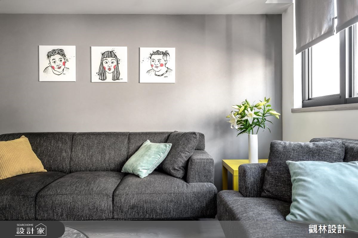 24坪老屋(16~30年)＿簡約風客廳案例圖片＿觀林設計＿觀林_44之5