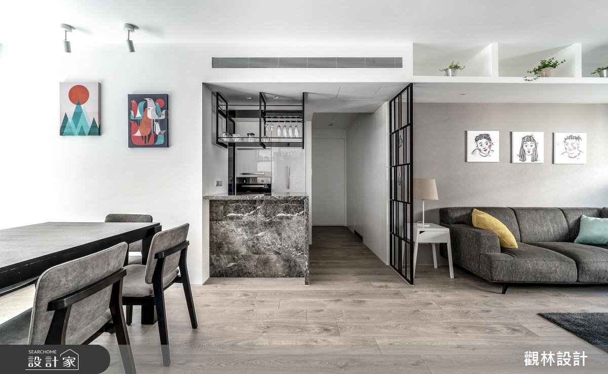 24坪老屋(16~30年)＿簡約風客廳餐廳案例圖片＿觀林設計＿觀林_44之6
