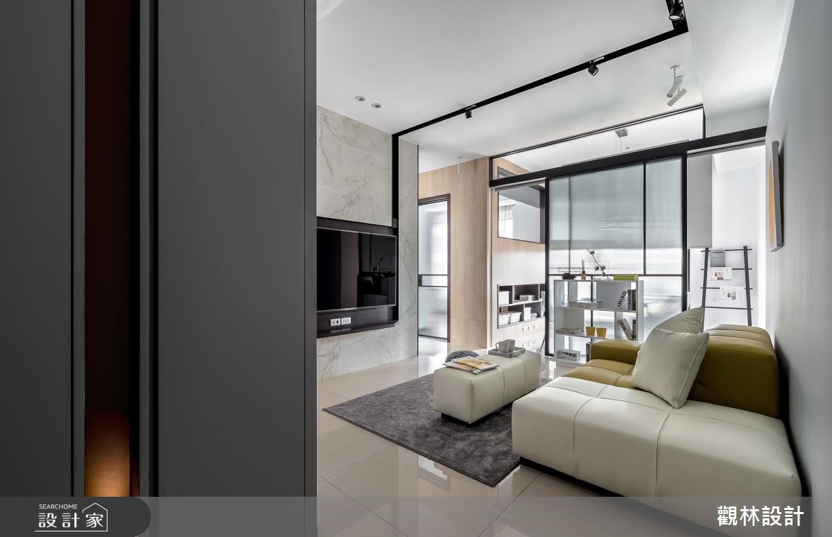 20坪新成屋(5年以下)＿現代風客廳案例圖片＿觀林設計＿觀林_45之2