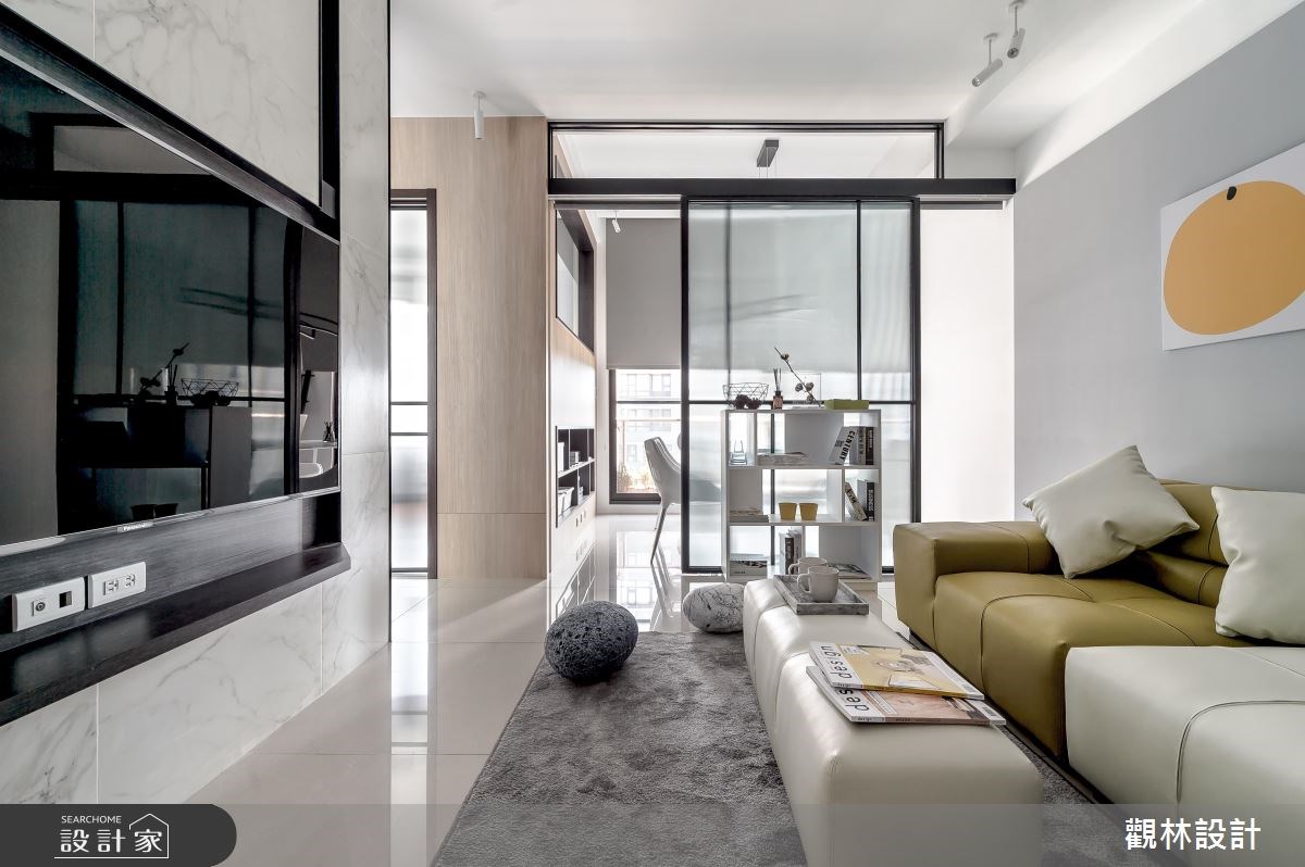 20坪新成屋(5年以下)＿現代風客廳案例圖片＿觀林設計＿觀林_45之4