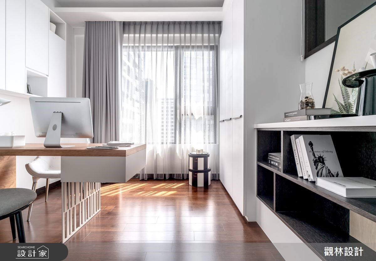 20坪新成屋(5年以下)＿現代風工作區案例圖片＿觀林設計＿觀林_45之11