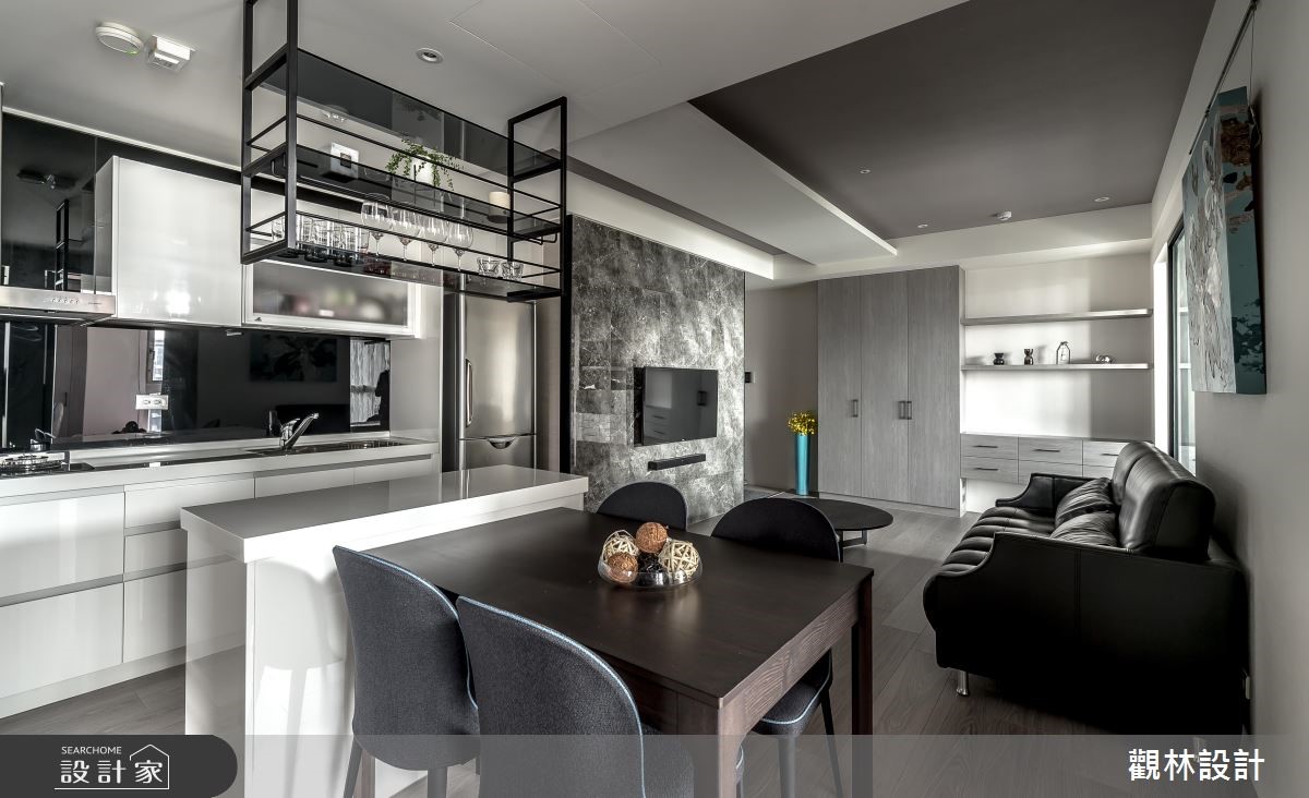 19坪新成屋(5年以下)＿混搭風客廳餐廳廚房案例圖片＿觀林設計＿觀林_47之5