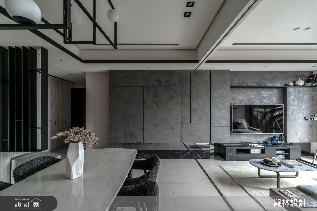 24坪新成屋(5年以下)＿現代風客廳餐廳案例圖片＿觀林設計＿觀林_48之6