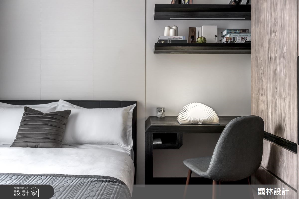 24坪新成屋(5年以下)＿現代風臥室客房案例圖片＿觀林設計＿觀林_48之12