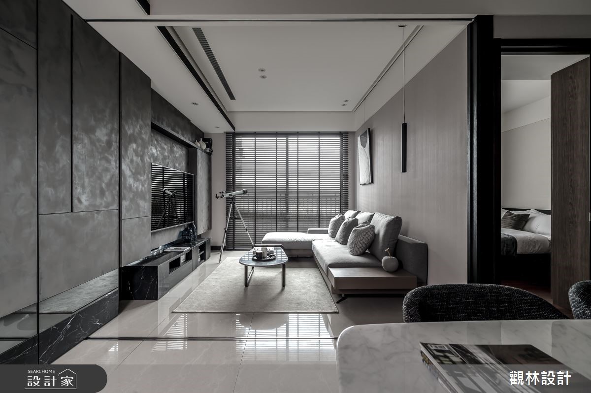 24坪新成屋(5年以下)＿現代風客廳案例圖片＿觀林設計＿觀林_48之3