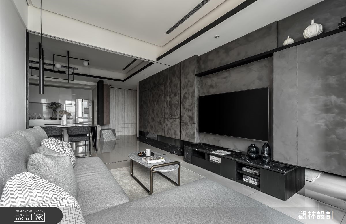 24坪新成屋(5年以下)＿現代風客廳案例圖片＿觀林設計＿觀林_48之8