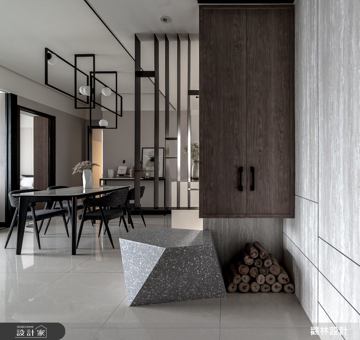 24坪新成屋(5年以下)＿現代風玄關餐廳案例圖片＿觀林設計＿觀林_48之1
