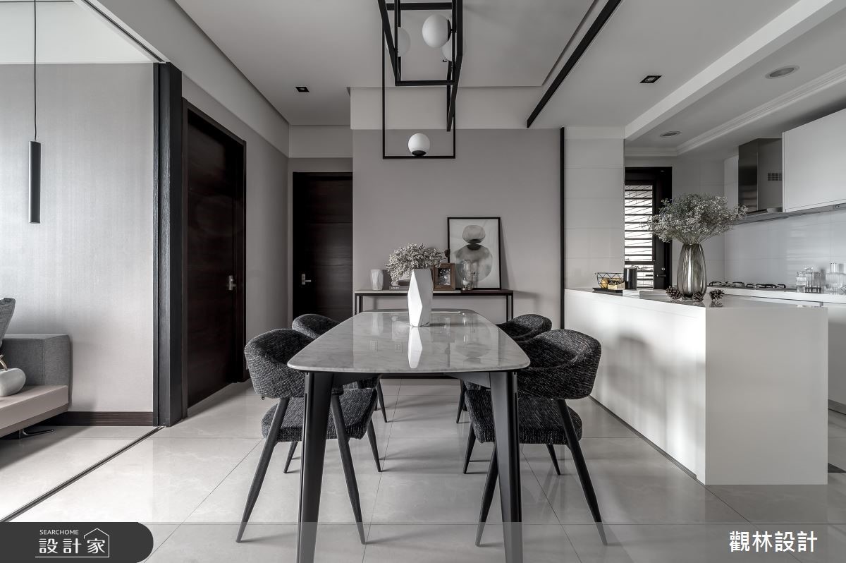 24坪新成屋(5年以下)＿現代風餐廳廚房吧檯案例圖片＿觀林設計＿觀林_48之11