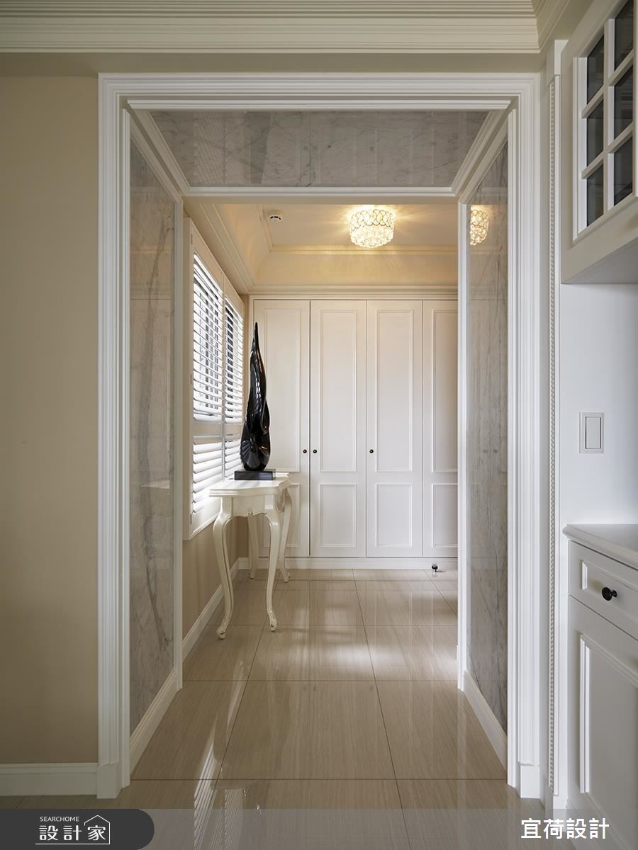 43坪新成屋(5年以下)＿新古典玄關案例圖片＿宜荷設計＿宜荷_城堡之2