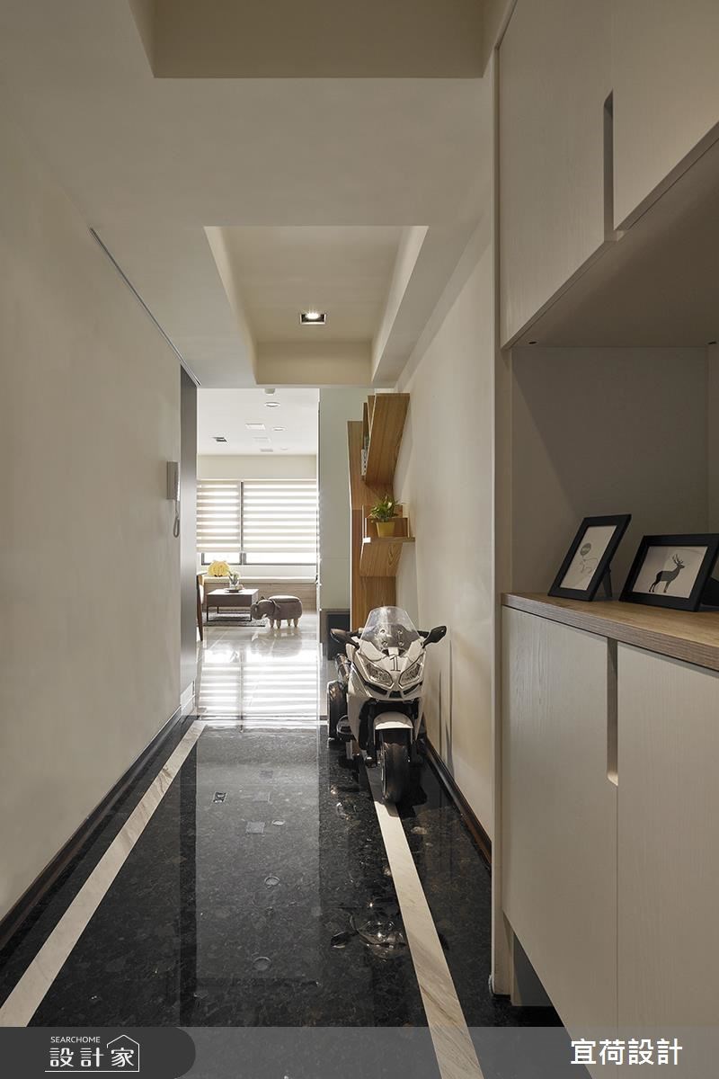 24坪新成屋(5年以下)＿北歐風玄關客廳案例圖片＿宜荷設計＿宜荷_童話。童畫之1