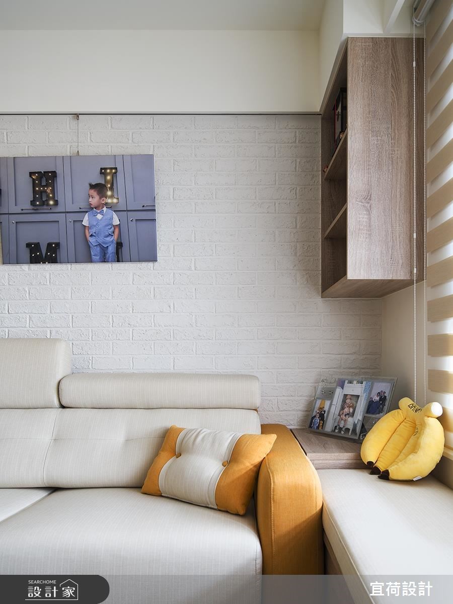 24坪新成屋(5年以下)＿北歐風客廳案例圖片＿宜荷設計＿宜荷_童話。童畫之7