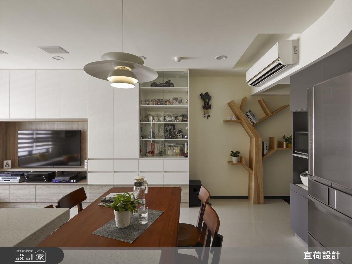 24坪新成屋(5年以下)＿北歐風客廳餐廳案例圖片＿宜荷設計＿宜荷_童話。童畫之9