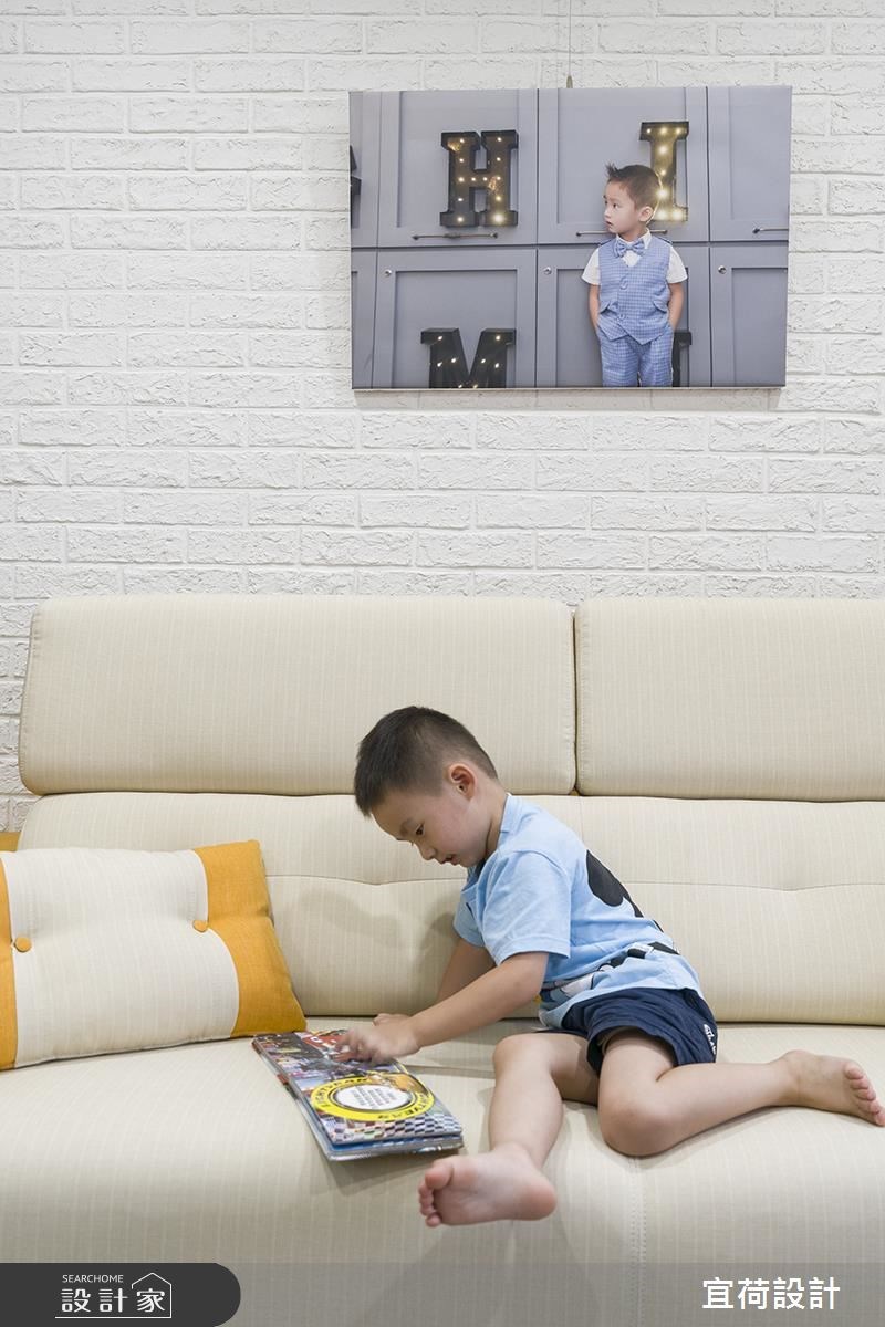 24坪新成屋(5年以下)＿北歐風客廳案例圖片＿宜荷設計＿宜荷_童話。童畫之25