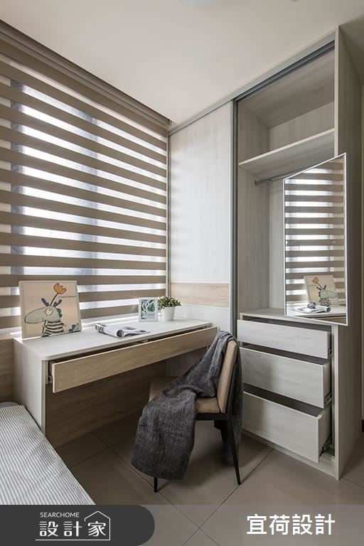 25坪新成屋(5年以下)＿休閒風臥室案例圖片＿宜荷設計＿宜荷_呼吸之22