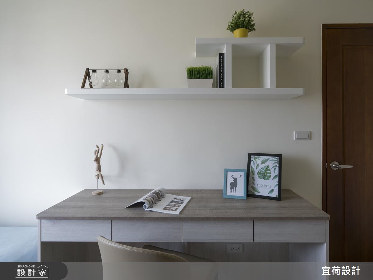 25坪新成屋(5年以下)＿休閒風臥室案例圖片＿宜荷設計＿宜荷_蘊意之23