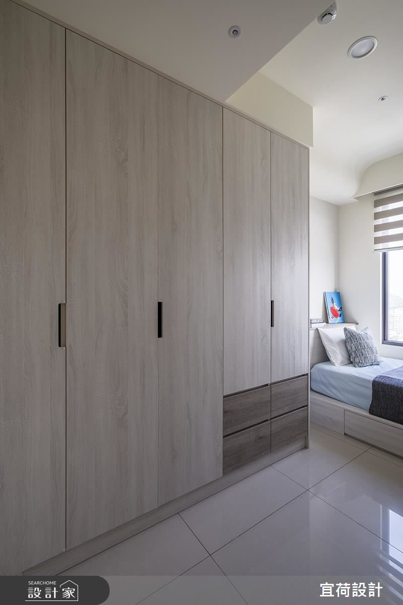 25坪新成屋(5年以下)＿休閒風臥室案例圖片＿宜荷設計＿宜荷_蘊意之21