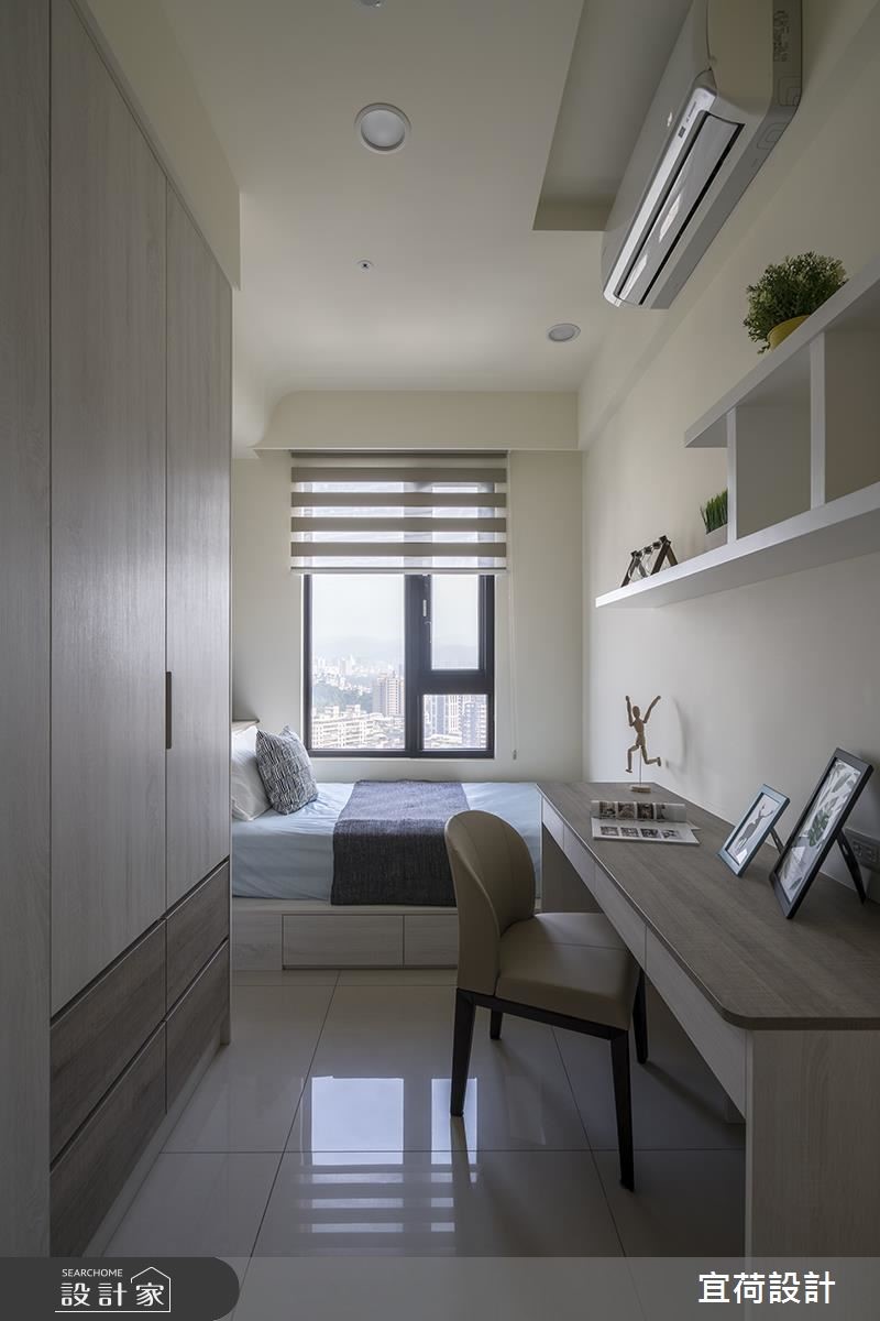 25坪新成屋(5年以下)＿休閒風臥室案例圖片＿宜荷設計＿宜荷_蘊意之20