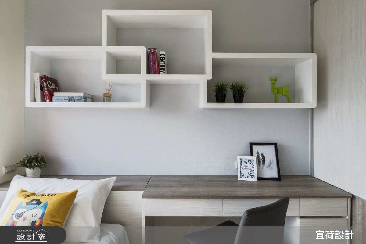 25坪新成屋(5年以下)＿休閒風臥室案例圖片＿宜荷設計＿宜荷_蘊意之18