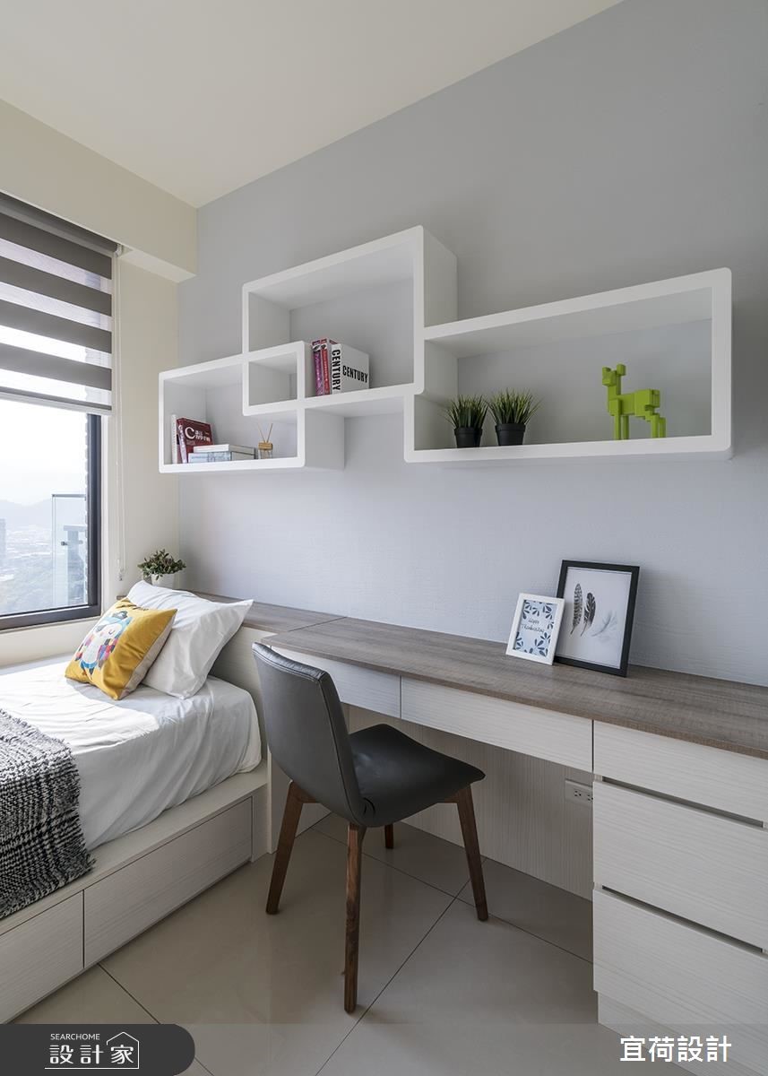 25坪新成屋(5年以下)＿休閒風臥室案例圖片＿宜荷設計＿宜荷_蘊意之17